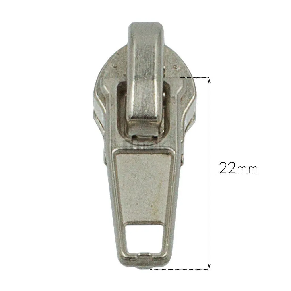 Бегунок для спиральной (витой) молнии тип 7 автомат цв никель (уп 2000шт/10000шт)