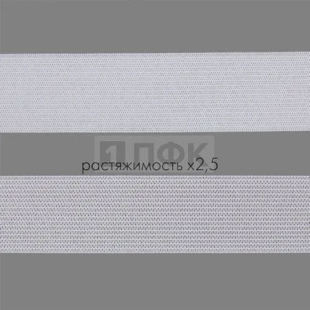 Резинка вязанная 30мм 9 гр/м цв белый (рул 40м/уп 400м)