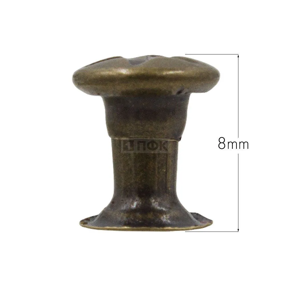 Хольнитены 6мм "звезда" латунь цв антик (уп 10000шт) — ПФКР Хольнитены 6мм "звезда" латунь цв антик (уп 10000шт)