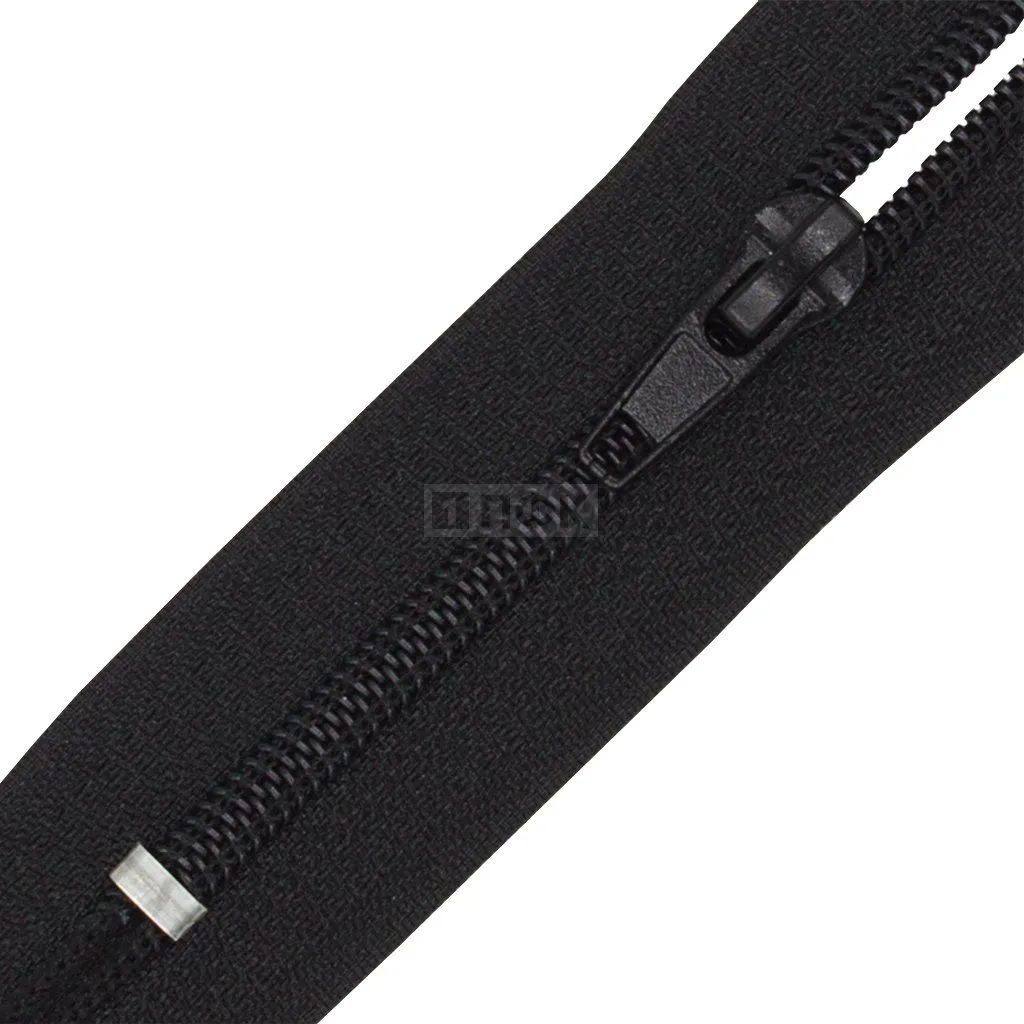 Молния спиральная (витая) тип 5 20см н/р цв 322 черный (уп 100шт) улучшен 18гр/рулонка 3,2гр/бегунок — ПФКР Молния спиральная (витая) тип 5 20см н/р цв 322 черный (уп 100шт) улучшен 18гр/рулонка 3,2гр/бегунок