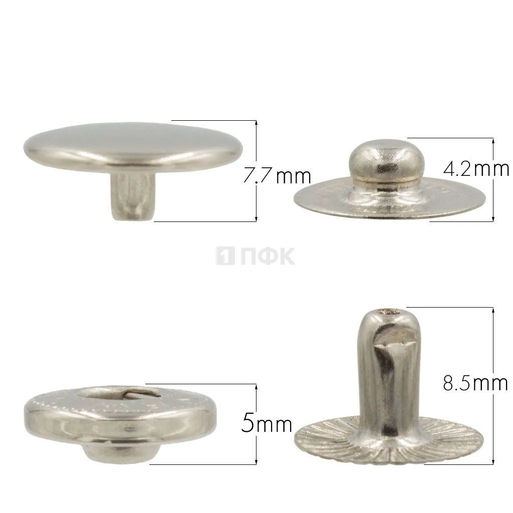 Кнопка для одежды 15мм Альфа нерж цв никель (уп 720шт) DNG — ПФКР Кнопка для одежды 15мм Альфа нерж цв никель (уп 720шт) DNG