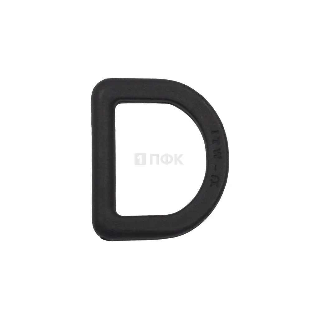 Полукольцо ПК-25 ПА 25мм цв черный (уп 1000шт) — ПФКР Полукольцо ПК-25 ПА 25мм цв черный (уп 1000шт)