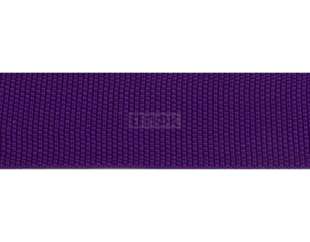 Стропа текстильная (лента ременная) окантовочная 22мм 6,4гр/м цв 8 сиреневый (рул 91,44м/уп 1828м)