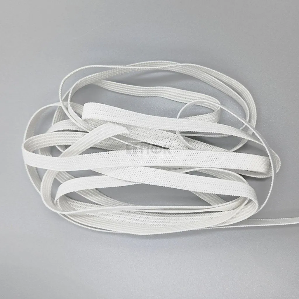 Резинка вязанная облегченная 08мм цв белый (уп 100м/3000м) басмы — ПФКР Резинка вязанная облегченная 08мм цв белый (уп 100м/3000м) басмы