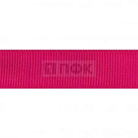 Лента репсовая (тесьма вешалочная) 20мм цв малина (уп 50м/1000м)