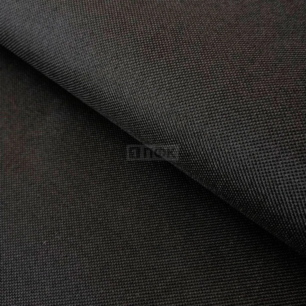 Ткань Oxford 600D PU1000 220гр/м2 шир 150см цв 322 черный (рул 100м)