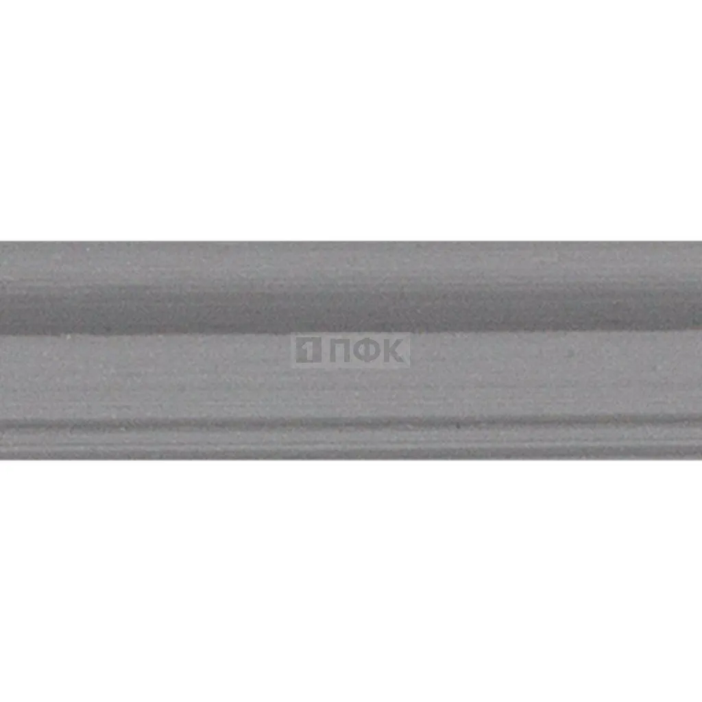 Пластиковый кант Кедер раздвоенный вторичное сырье 3,5мм/6мм цв серебро (уп 250м/1000м)