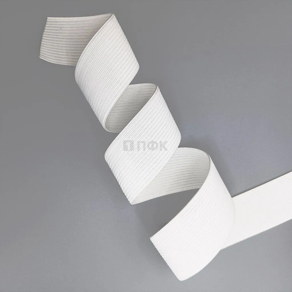 Резинка вязанная 35мм 14 гр/м цв белый (рул 40м/уп 360м) — ПФКР Резинка вязанная 35мм 14 гр/м цв белый (рул 40м/уп 360м)