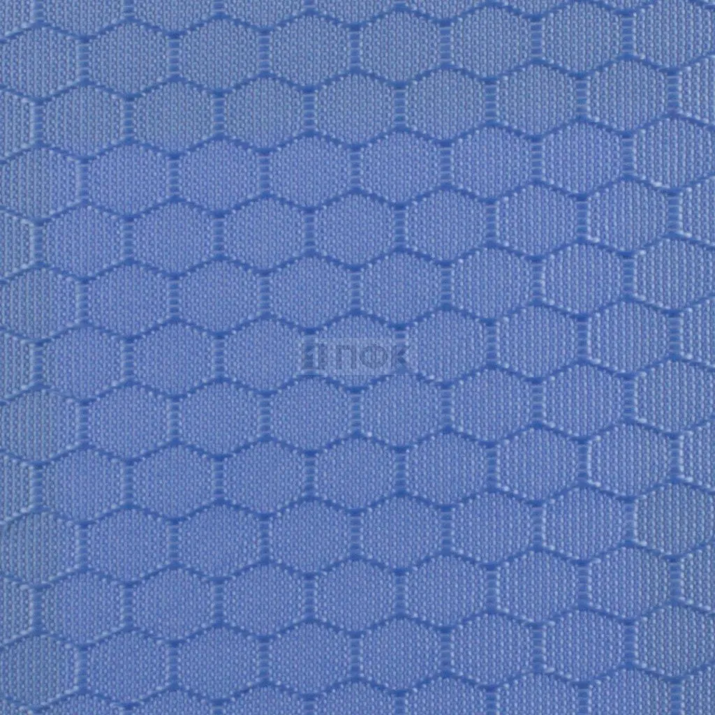 Ткань Oxford 300D PU1000 155гр/м2 Соты шир 150см цв 284 голубой (рул 100м) — ПФКР Ткань Oxford 300D PU1000 155гр/м2 Соты шир 150см цв 284 голубой (рул 100м)