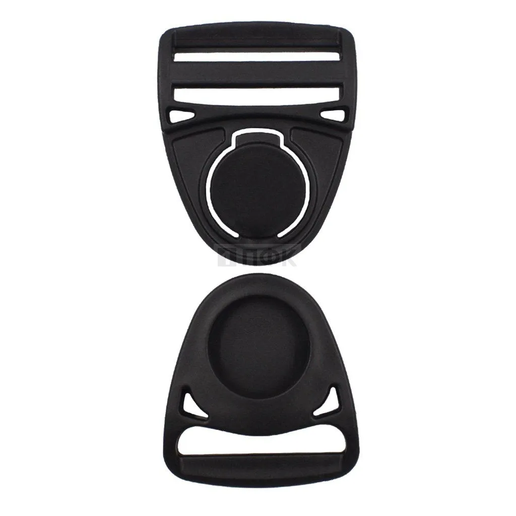 Фастекс Ф-40/1 (защелка-трезубец) ПП 40мм цв черный (уп 1000шт)