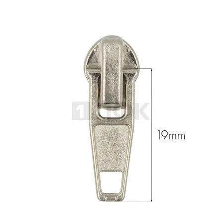 Бегунок для спиральной (витой) молнии тип 3 автомат цв никель (уп 2500шт/25000шт) 1.5гр Бегунок для спиральной (витой) молнии тип 3 автомат цв никель (уп 2500шт/25000шт) 1.5гр