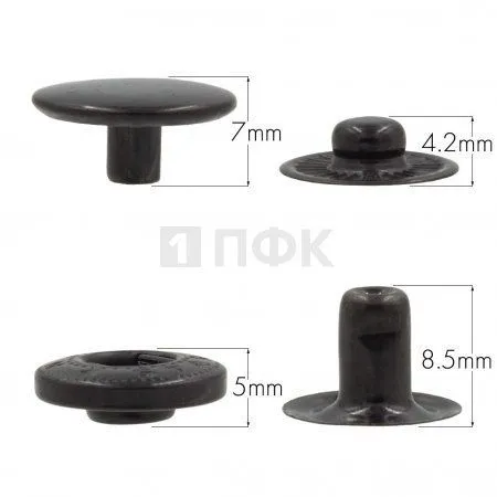 Кнопка для одежды 15мм Альфа нерж цв оксид (уп 720шт) DNG Кнопка для одежды 15мм Альфа нерж цв оксид (уп 720шт) DNG