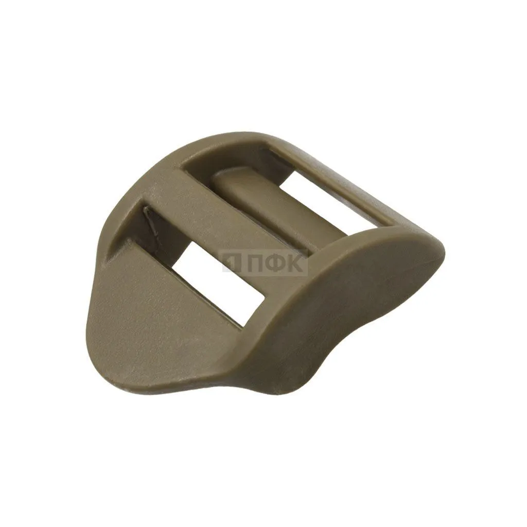 Пряжка-крыло трехщелевая U-25 ПФЛ 25мм цв койот (уп 1000шт)