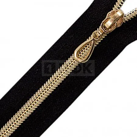 Молния спиральная (витая) тип 7 70см разъем цв 322 зв Rus Gold (уп 100шт) Молния спиральная (витая) тип 7 70см разъем цв 322 зв Rus Gold (уп 100шт)
