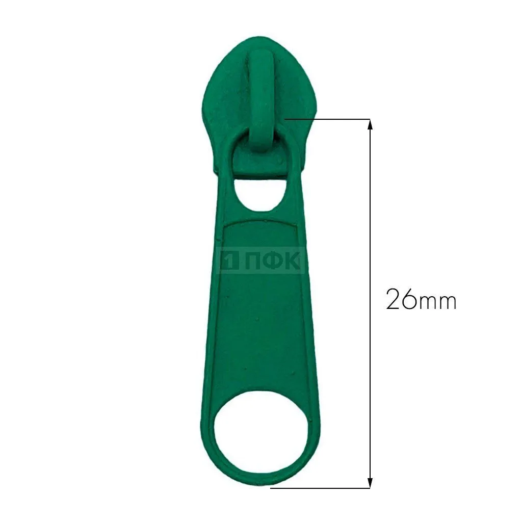 Бегунок для спиральной (витой) молнии тип 5 галант цв 258 (уп 2000шт/10000шт)