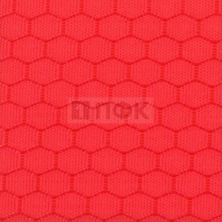 Ткань Oxford 300D PU1000 155гр/м2 Соты шир 150см цв S-06 неон-коралл (рул 100м)