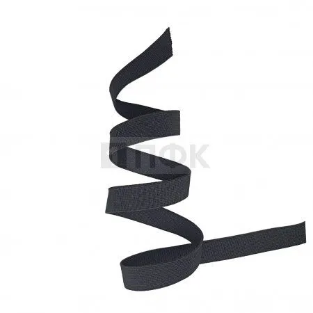 Резинка тканая 20мм цв черный (уп 25м/500м) Резинка тканая 20мм цв черный (уп 25м/500м)