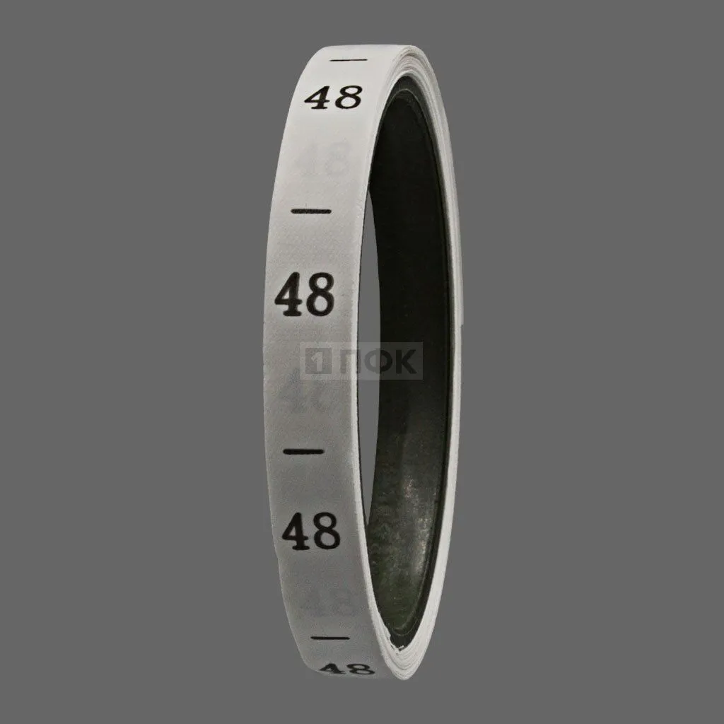 Размерная лента 1*2,5см арт.С14 (рул.270шт)  "48" (упак 20шт/кор 1000шт)