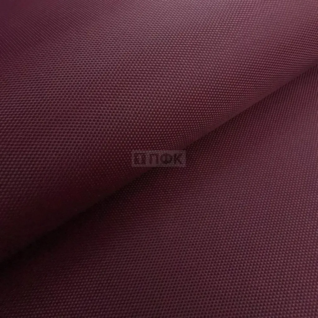 Ткань Oxford 210D PU1000 77гр/м2 шир 150см цв бордовый темн 875 (рул 100м)