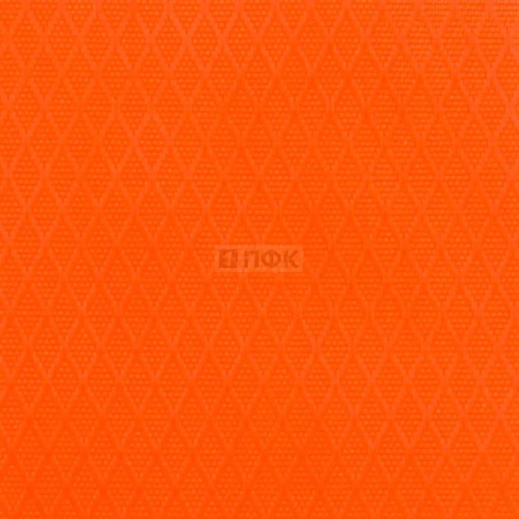 Ткань Oxford 240D PU1000 148гр/м2 Diamond шир 150см цв S-02 неон-оранж. (рул 100м) — ПФКР Ткань Oxford 240D PU1000 148гр/м2 Diamond шир 150см цв S-02 неон-оранж. (рул 100м)