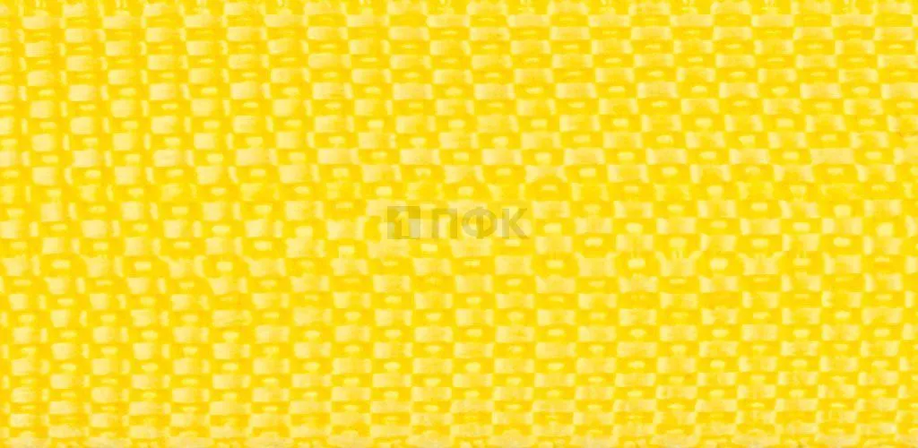 Стропа текстильная (лента ременная) 22мм 4,5 гр/м цв 105 лимон (рул 100м/уп 3000м) — ПФКР Стропа текстильная (лента ременная) 22мм 4,5 гр/м цв 105 лимон (рул 100м/уп 3000м)