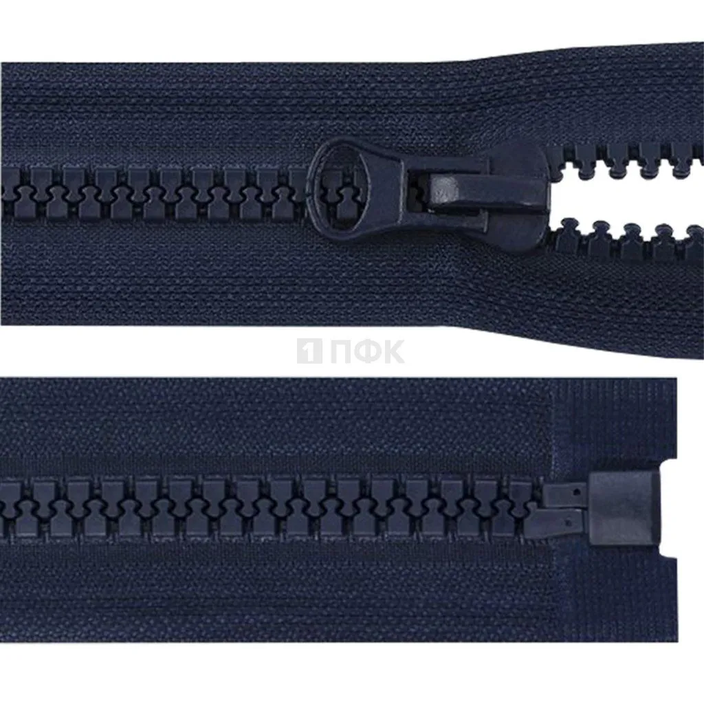 Молния тракторная тип 8 70см разъем цв 330 груша (уп 100шт)