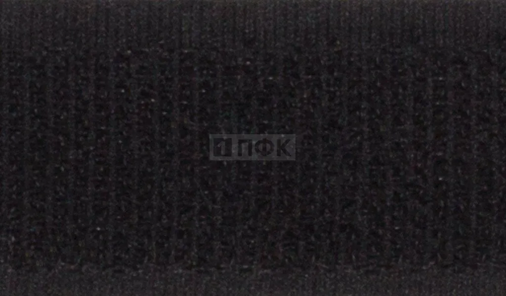 Лента контактная пришивная (липучка/велькро) 100мм цв 090 черный (рул 25м/кор 250м) крючок