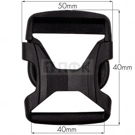 Фастекс FH-40 (защелка-трезубец) ПА 40мм цв черный (уп 1000шт) Фастекс FH-40 (защелка-трезубец) ПА 40мм цв черный (уп 1000шт)