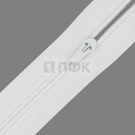 Молния спиральная (витая) тип 3 70см н/р цв 101 (уп 100шт)