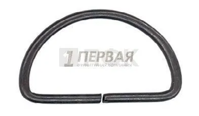 Полукольцо 30мм (толщ 2,6мм) цв никель тем (уп 1000шт/8000шт) — ПФКР Полукольцо 30мм (толщ 2,6мм) цв никель тем (уп 1000шт/8000шт)