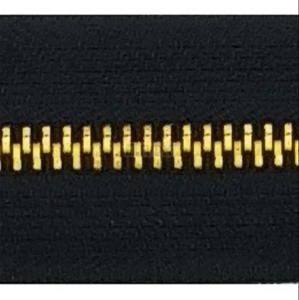 Молния металлическая тип 5 80см разъем цв 322 зв латунь (уп 50шт) — ПФКР Молния металлическая тип 5 80см разъем цв 322 зв латунь (уп 50шт)