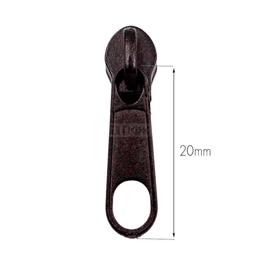 Бегунок для спиральной (витой) молнии тип 3 галант цв 322 черный (уп 2500шт/25000шт) ЭКОНОМ