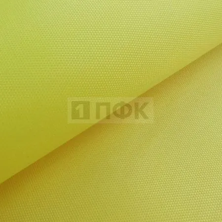Ткань Oxford 210D PU1000 77гр/м2 шир 150см цв желтый 833 (рул 100м)