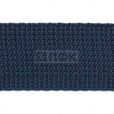 Стропа текстильная (лента ременная) 15мм 6 гр/м цв 400 синий тем (рул 50м/уп 3000м)