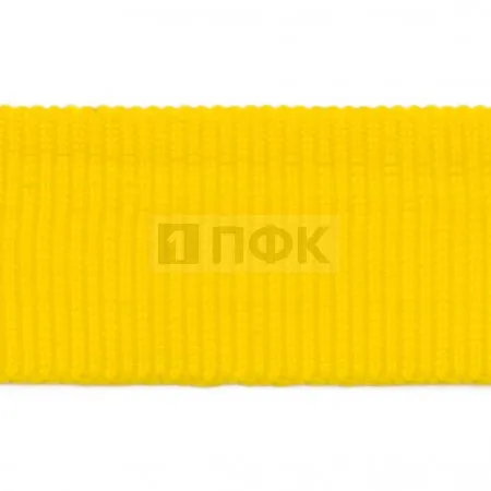 Стропа текстильная (лента ременная) 50мм 26,5 гр/м цв 100 желтый (рул 50м/уп 3000м)