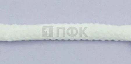 Шнур для одежды 4 мм б/н (Арт.35) цв белый (уп 200м/1000м)