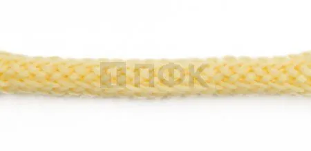 Шнур для одежды 4 мм б/н (Арт.35) цв желтый №26 (уп 200м/1000м)
